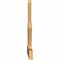 Ekena Millwork Saratoga Timber Gable Bracket, Western Red Cedar, 60"W x 25"H x 1 1/2"D x 3 1/2"F, 10/12 Pitch GBW060X25X0204SAR00SWR - alternate 4
